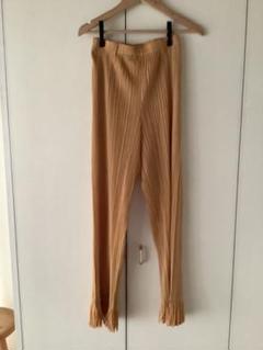 【me ISSEY MIYAKE】すそフリンジパンツ me ISSEY MIYAKE】すそフリンジパンツ