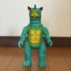 ブルマァク　ゴジラ3体セット Yahoo!オークション - 当時物 ブルマァク ゴジラ パノラマセット