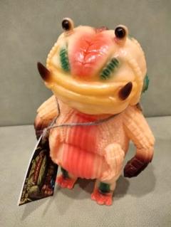 ソフビ　monstock Gモアイロボ　灼熱硝子　ブルマァク　安楽安作　杉山実 ソフビmonstock Gモアイロボ灼熱硝子ブルマァク安楽安作杉山実