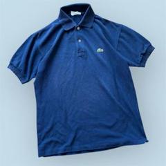 70s 80s フレラコ フランス製 ラコステ ネイビー ポロシャツ 4 紺 70's フララコ フランス製 LACOSTE 紺 ネイビー ポロシャツ 4