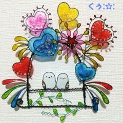 月下美人様専用 可愛いイチゴとシマエナガの白いリース ワイヤー