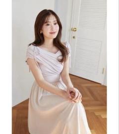 herlipto For Her Gathered Bicolor Dress - メルカリ