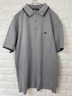 FIRST DOWN グレー ポロシャツ サイズL