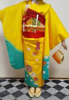 七五三 7歳 着物 化繊 美品 セット