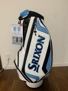美品　Srixon キャディバッグ 白/青/赤 楽天市場】◎◎【中古】AKIRA アキラ キャディバッグ 白青赤