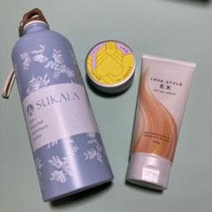 SUKALA 水素水ボトル Flower柄・LAVAバーム&クリーム3点セット SUKALA 水素水ボトル Flower柄・LAVAバーム&クリーム3点セット