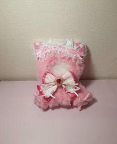 おすわりぬい服 お座り 10cmサイズ ピンク 猫