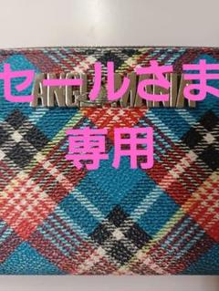 ANGLOMANIAチェック柄 長財布