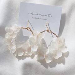 紫陽花ピアス
