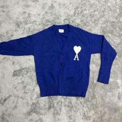 ami paris ライトブルー Vネックニットベスト　パールおまけ付 楽天市場】AMI PARIS｜アミパリス ウールブレンド ジャカード V