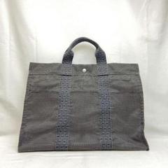 【SALE】エルメス エールラインMM トートバッグ グレー 旧金具 7Q21