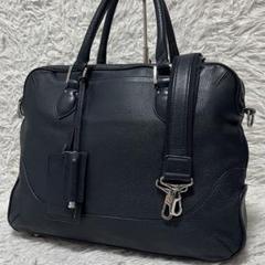 美品✨ペッレモルビダ　メイデンボヤージュ 2way ブリーフケース　ネイビー