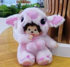 モンチッチ ぬいぐるみ エンジェル ピンク着ぐるみ