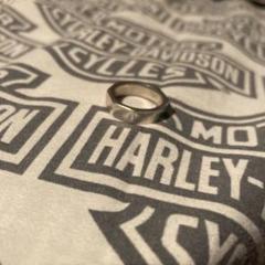 90's OLD deadstock silver ring ヘキサゴン　13号のサムネイル