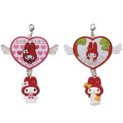 ハローキティクリアケース マイメロディぬいぐるみキーホルダーセット ハローキティ＆マイメロディ キーホルダーセット - メルカリ