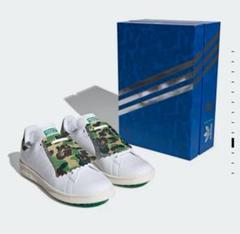 adidasスタンスミス✖️Ａ　BATHING APE ゴルフシューズ