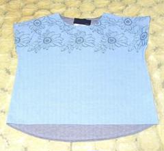 レディース　 半袖Tシャツ 花柄刺繍 4L タグ付き未使用品
