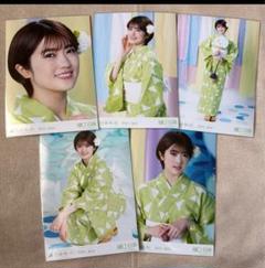 Amazon.co.jp: 乃木坂46 賀喜遥香 生写真 浴衣 5種コンプ 座り
