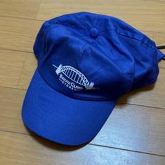 Vintage 90s CAP 企業ロゴ ワーク ブルー アメリカ 青 キャップ