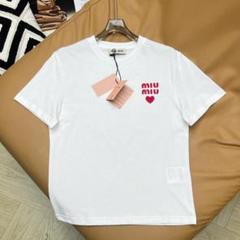 2025年最新】MIU MIU レディース 半袖(Tシャツ) Tシャツ