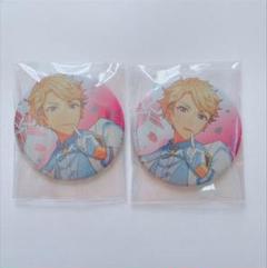 あんスタ　白スーツ誓約缶バッジ　朔間零 朔間零 中国 限定 誓約ハート缶バッジ 3周年 白スーツ - メルカリ
