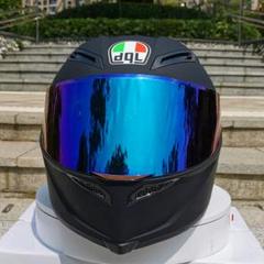 新品出荷 バイクヘルメット フルフェイス ヘルメット(シールド/レインボー)