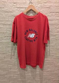New Balance ロゴ Tシャツ Lサイズ レッド
