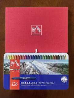 Caran d'Ache Neocolor126色缶入三段 スケッチブック18枚 Caran d'Ache Neocolor126色缶入三段 スケッチブック18枚 - メルカリ