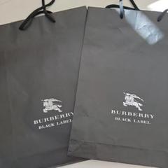 BURBERRY ブラックレーベル ショップ袋 ショッパー BURBERRY BLACK LABEL（ショップ袋）のフリマアイテム一覧