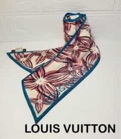 20-60代 人気ファッションブランド バンダナ VUITTON LOUIS ルイヴィトン スカーフ フラワー 花柄 小物