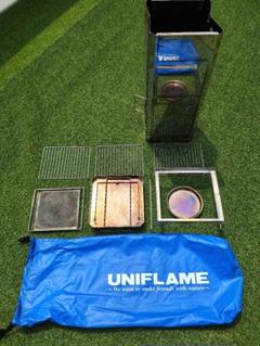 UNIFLAMEフォールディングスモーカーFS-400廃盤 別売り収納バッグ付のサムネイル