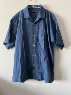 ユニクロ　UNIQLO 開襟シャツ　半袖　オールドユニクロ　麻　リネン