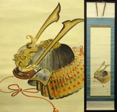 【真作】高嵩谷/田家馬子図/馬図/掛軸/名家伝来/AC-173 真作】村瀬環山/老松群鶴図/掛軸☆宝船☆X-884 JM