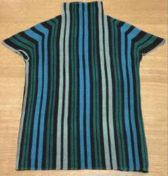 ISSEY MIYAKE PLEATS T ハイネックフレンチスリーブ サイズ3 ISSEY MIYAKE PLEATS T ハイネックフレンチスリーブ サイズ3