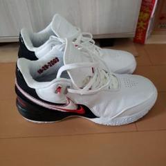 未使用NIKE LEBRON NXXT Gen ホワイト/ブラック/レッド NIKE ZOOM LEBRON NXXT GEN AMPD 'FIRST GAME' ナイキ ズーム