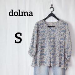 dolma【S】花柄デザインの長袖チュニック トップス レディース