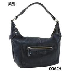 コーチ/ワンショルダーバッグ/ブラック系/レザー/無地/COACH