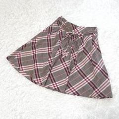 ✨極美品✨ バーバリーロンドンブルーレーベル フレアミニスカート 36 S相当 BURBERRY - BURBERRY バーバリー BLUE LABEL ブルーレーベル