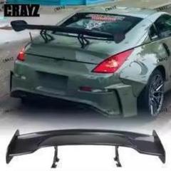 日産 フェアレディZ Z33 軽量3D GTウイング リアスポイラー カーボン調 日産 フェアレディZ Z33 軽量3D GTウイング リアスポイラー