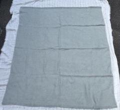 リネン　麻　100% タオルケット　ハーフケット　日本製　新品　グリーン