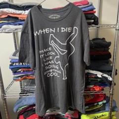 90s 海外メンズ古着ヴィンテージ　ブレイクダンスXLパキスタン製グレーtシャツ