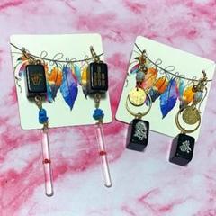 麻雀 ピアス イヤリング