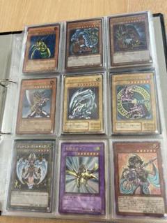 遊戯王 引退品 ファイルまとめ売り 青眼レリーフ 初期2期多め レリーフ多数