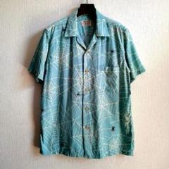 RUDE GALLERY BLACK REBEL　スパイダーネット アロハシャツ