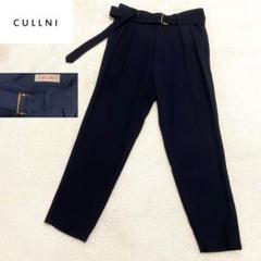 ハルヒサ　CULLNI ワイドパンツ ベルト付き サイズ2 CULLNI（クルニ） / ベルト付きワイドパンツ(22-SS-009