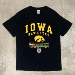 00's USA製 ビンテージ IOWA FedEx シャツ L サイズ 黒