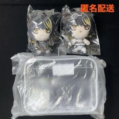 斑鳩ルカ ぬいぐるみ Black White ぬいぐるみクリアバック