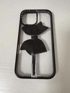 CASETiFY リボンデザイン ブラックケース