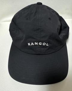 激安KANGOLナイロンキャップ帽子ブラック黒カンゴール海バーベキュー