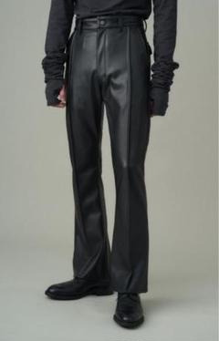 juha SYNTHETIC LEATHER FLARE PANTSのサムネイル